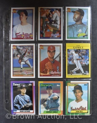 (99) Baseball Cards: 80's & 90's - 12