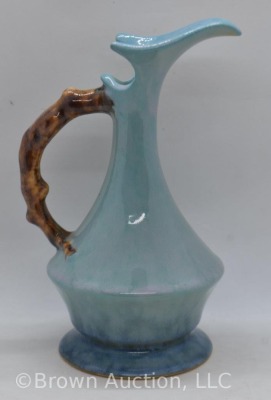 Roseville Wincraft 217-6" ewer, turquoise