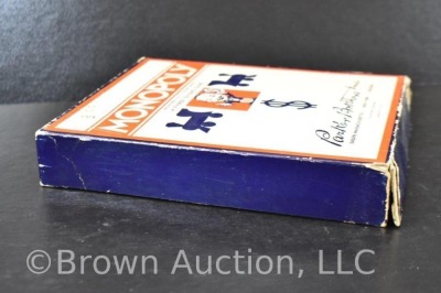 1940 Monopoly game box with money, cards and pieces - 6