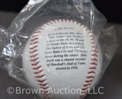 (3) Commemorative baseballs - 4