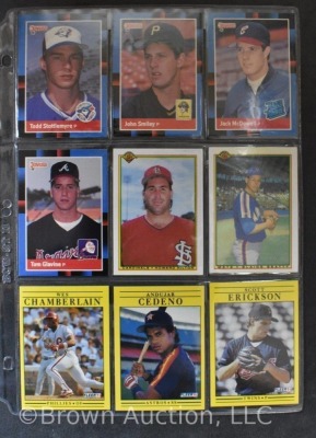 (99) Baseball Cards: 80's & 90's - 10