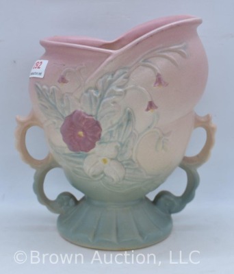 Hull Wildflower 54-6.5" vase, pink/ blue - 6