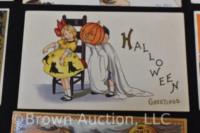 (32) Early 1900's Halloween post cards - 7