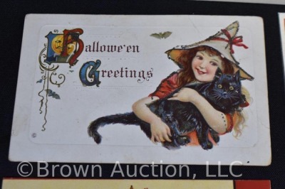 (32) Early 1900's Halloween post cards - 8