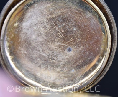 Ladies Elgin closed case gold pocket watch, winds and works - 12