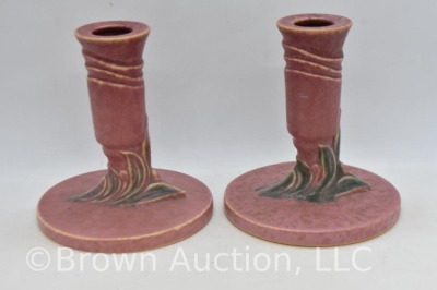 Roseville Velmoss 1100-3" candlesticks - 3