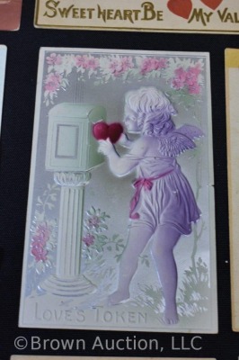 (21) Early 1900's Valentine post cards - 6