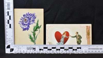 (21) Early 1900's Valentine post cards - 16