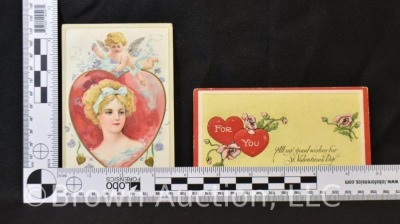 (21) Early 1900's Valentine post cards - 17