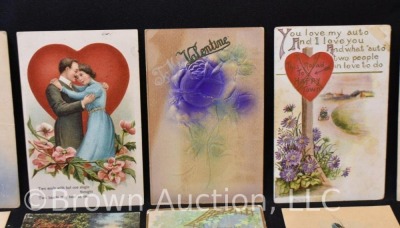 (21) Early 1900's Valentine post cards - 3