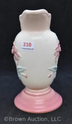 Hull Woodland W3 5.5" pitcher, cream/ pink/ green - 2