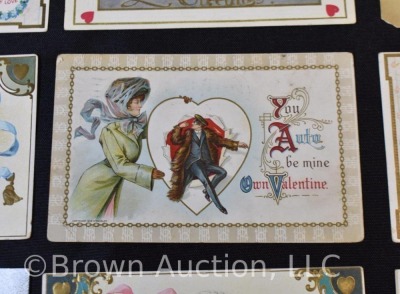 (21) Early 1900's Valentine post cards - 6