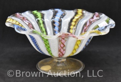 Murano hand blown glass compote - 3