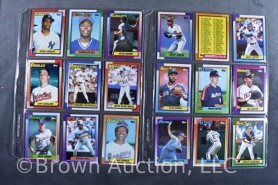 135+ 1990 Topps baseball cards - 3