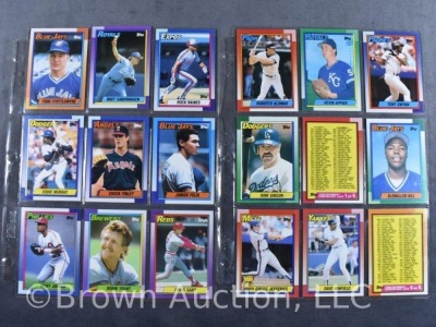 135+ 1990 Topps baseball cards - 4