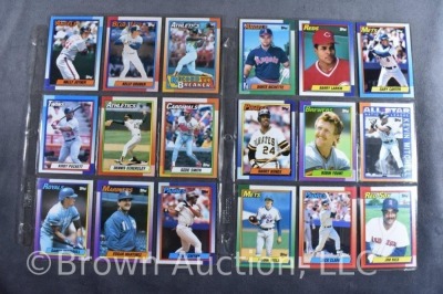 135+ 1990 Topps baseball cards - 7