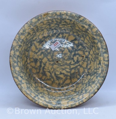 Blue Spongeware low bowl - 2