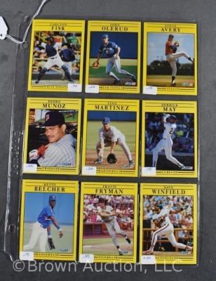 65+ 1991 Fleer baseball cards - 2