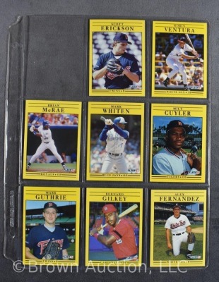 65+ 1991 Fleer baseball cards - 3