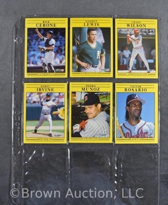 65+ 1991 Fleer baseball cards - 4