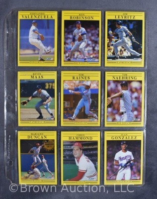 65+ 1991 Fleer baseball cards - 6