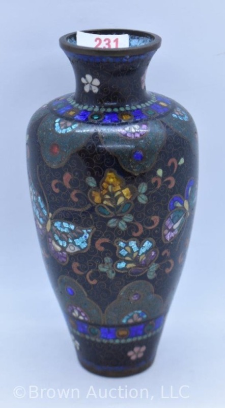 Cloisonne 6" vase