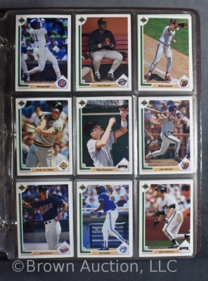 400+ 1991 UpperDeck baseball cards - 7