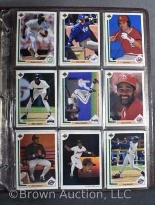 400+ 1991 UpperDeck baseball cards - 8