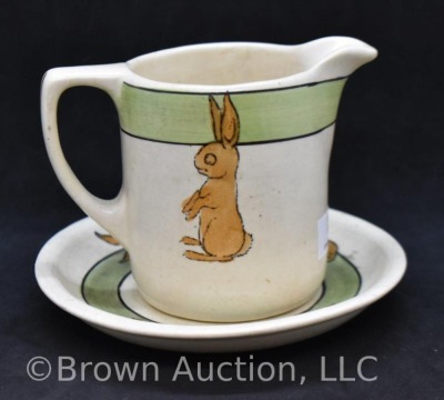 Roseville Juvenile Cup and Saucer - 3