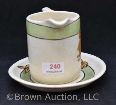 Roseville Juvenile Cup and Saucer - 4