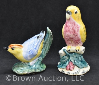 (2) Stangle Pottery birds