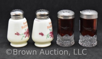 (2) Salt and pepper shaker sets - 4