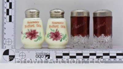 (2) Salt and pepper shaker sets - 9