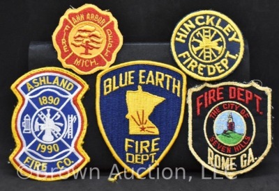 (5) Fire Dept. patches