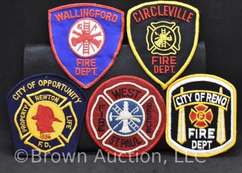 (5) Fire Dept. patches