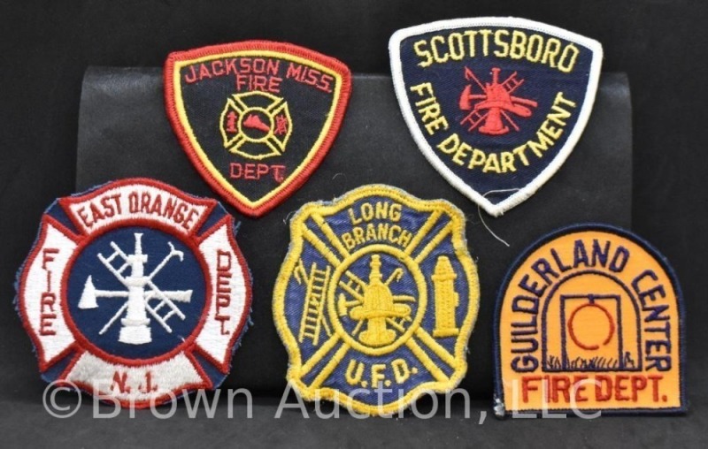 (5) Fire Dept. patches