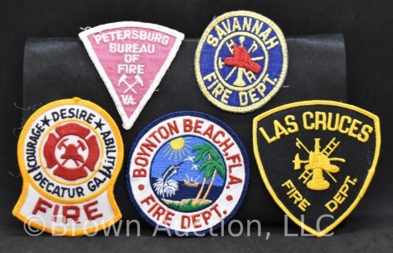 (5) Fire Dept. patches