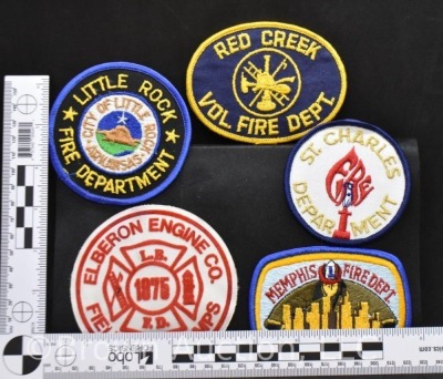 (5) Fire Dept. patches - 7