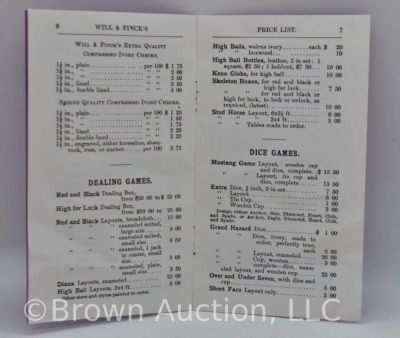 Reprint of Will and Finck Cuntlers catalog - 5