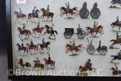 Large collection of Ernst Heinrichsen handpainted lead military men on horseback - 3