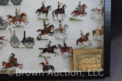 Large collection of Ernst Heinrichsen handpainted lead military men on horseback - 4