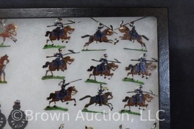 Large collection of Ernst Heinrichsen handpainted lead military men on horseback - 5