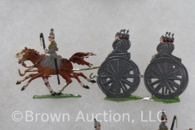 Large collection of Ernst Heinrichsen handpainted lead military men on horseback - 7