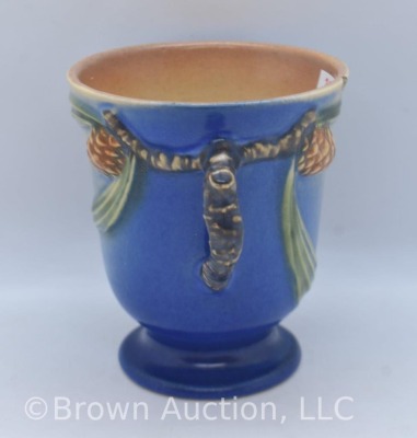 Roseville Pine Cone 960-4" mug, blue - 2