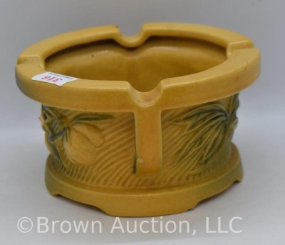 Roseville Peony 27 ashtray, yellow - 2