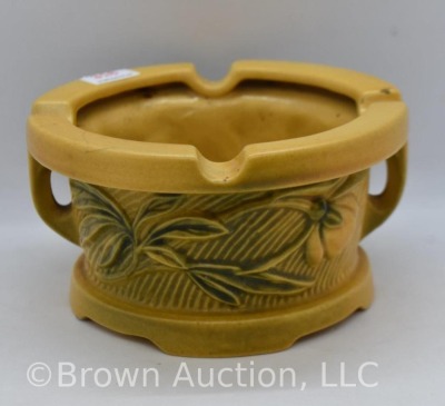 Roseville Peony 27 ashtray, yellow - 3