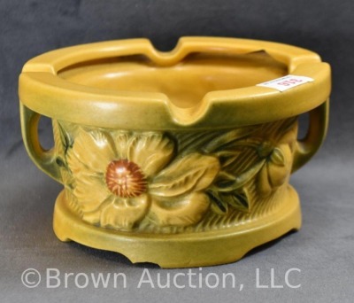 Roseville Peony 27 ashtray, yellow - 9