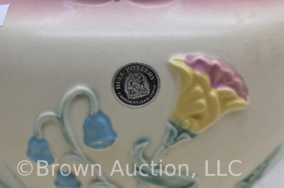 Hull Bow Knot B-19 9 3/8" jardiniere, pink/ blue - 2