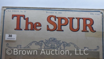 1925 "The Spur" magazine cover - hunting graphics - 3