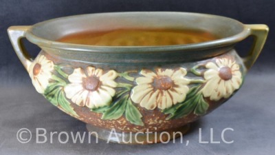 Roseville Dahlrose 179-8" console bowl - 3